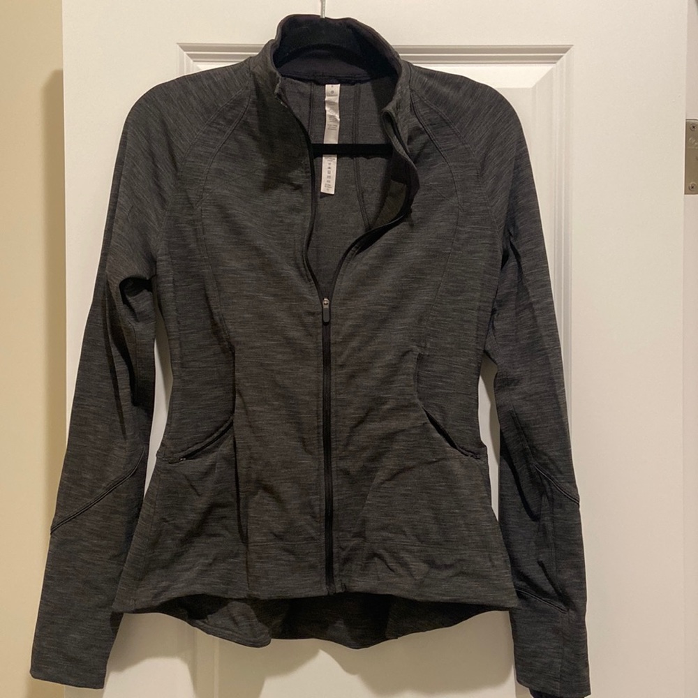 Lululemon dark grey zip up